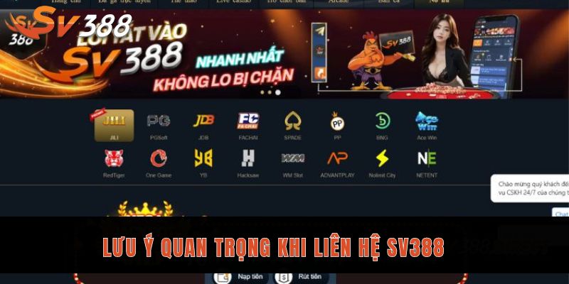 Lưu ý quan trọng khi liên hệ sân chơi